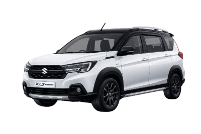 Suzuki XL7 putih dari Butong Rent Car untuk layanan sewa mobil dengan supir di Jakarta