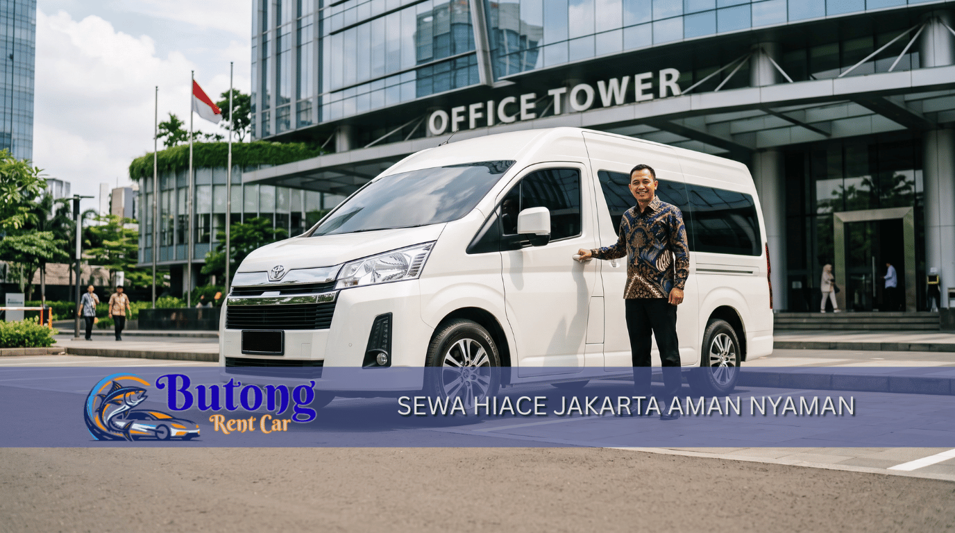 Sewa Hiace Jakarta dengan driver profesional berseragam rapi