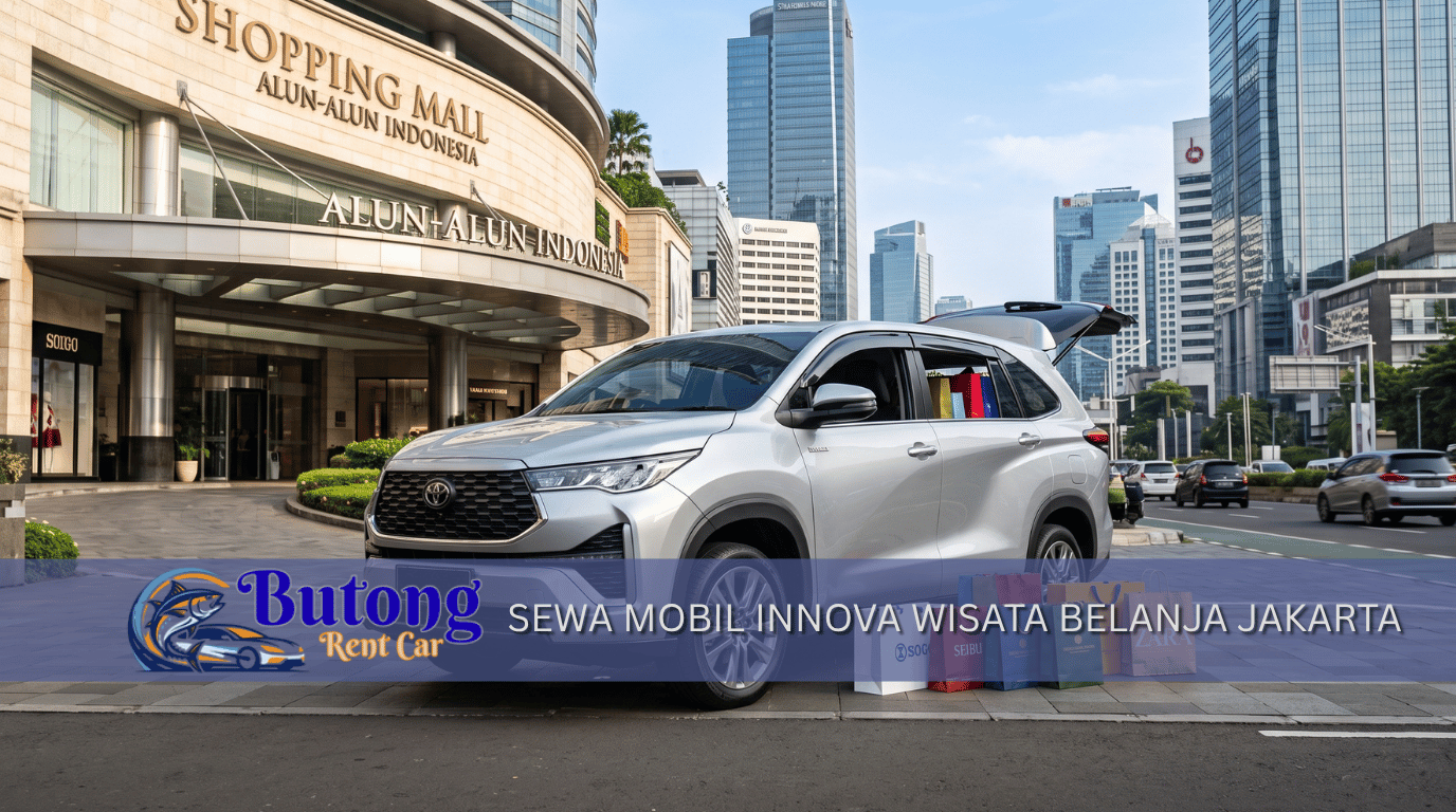 Mobil Toyota Innova untuk sewa Innova wisata belanja di Jakarta