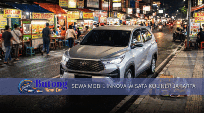 Mobil Toyota Innova untuk sewa Innova wisata kuliner di Jakarta